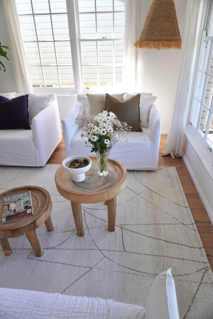 Loki Cream Curved Rug Love That Homewares