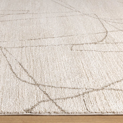 Loki Cream Curved Rug Love That Homewares
