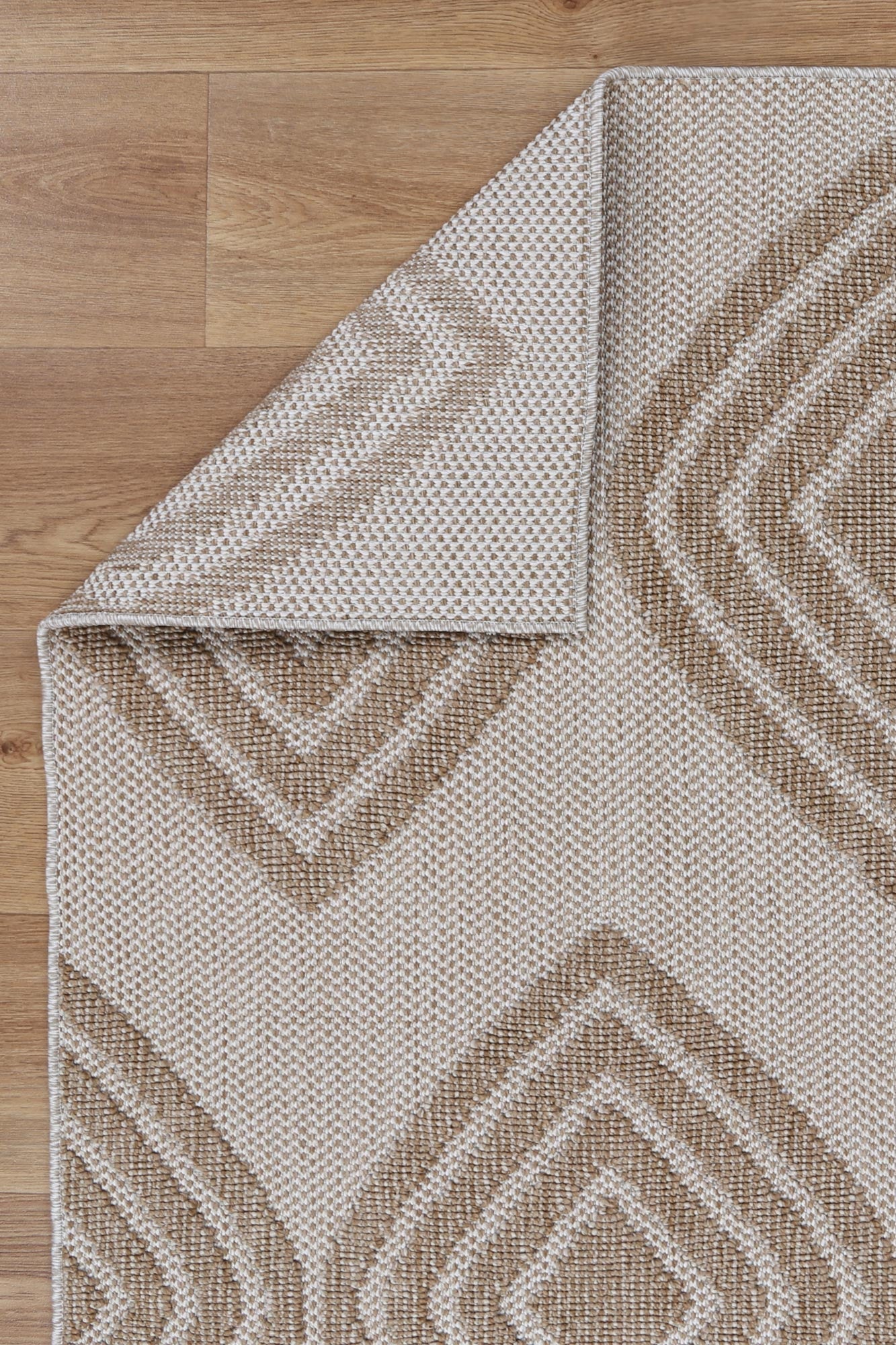 Maldives Modern Indoor/Outdoor Beige Rug