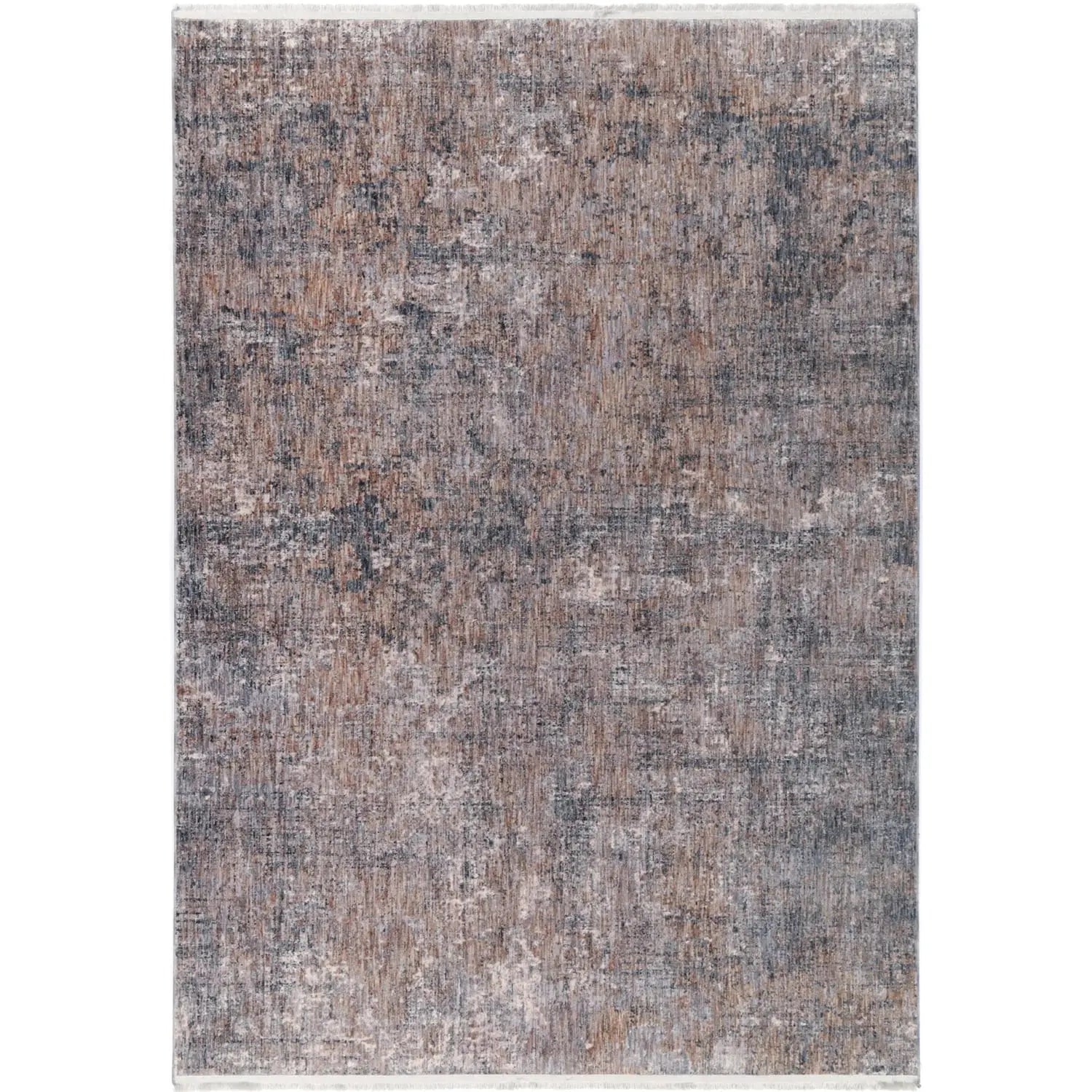 Malte Black Rust Modern Rug BRAVEN