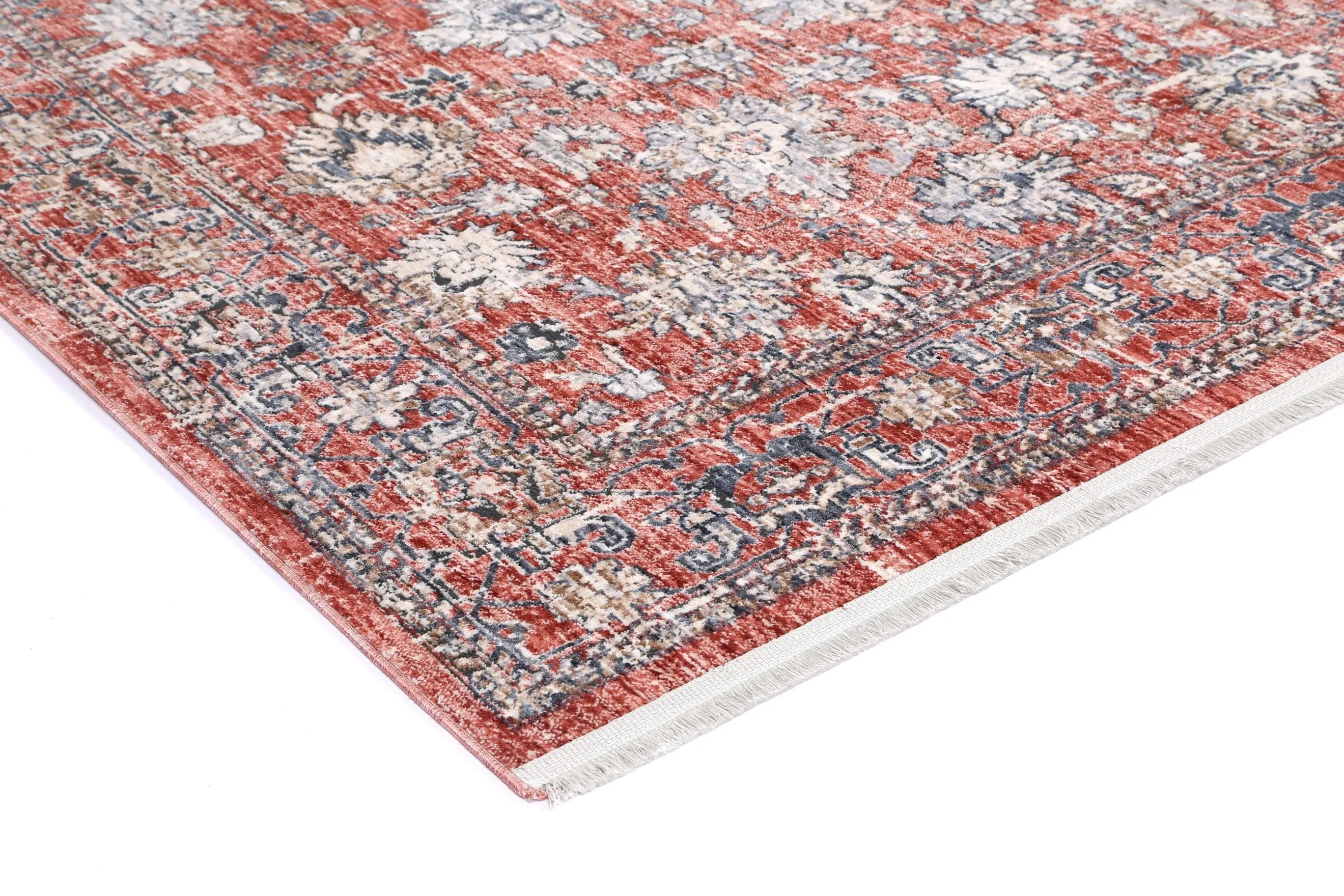 Malte Red Transitional Rug DecoRug