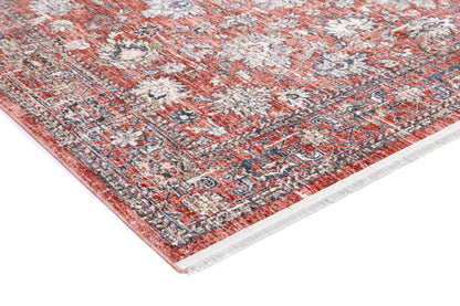 Malte Red Transitional Rug DecoRug