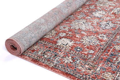 Malte Red Transitional Rug DecoRug