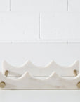 Marble Wine Rack White Stoneman