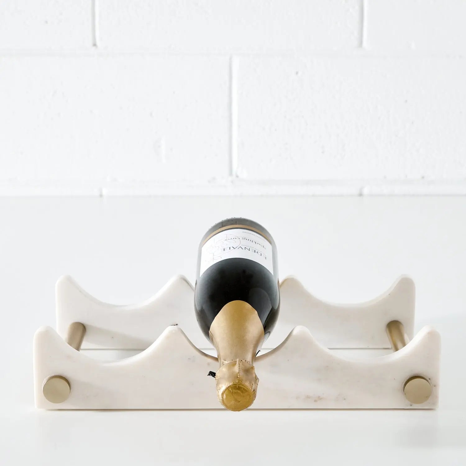 Marble Wine Rack White Stoneman