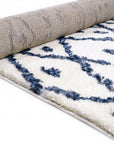 Marrakesh Cream Blue Moroccan Rug Smartex Int