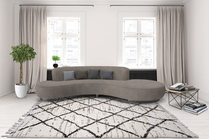 Marrakesh Cream Fume Moroccan Rug Smartex Int