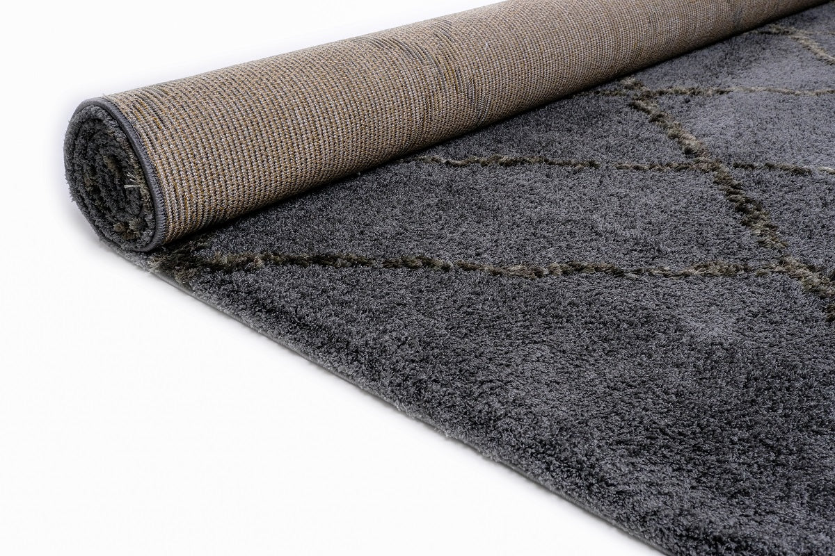 Marrakesh Diamond Grey Moroccan Rug Smartex Int