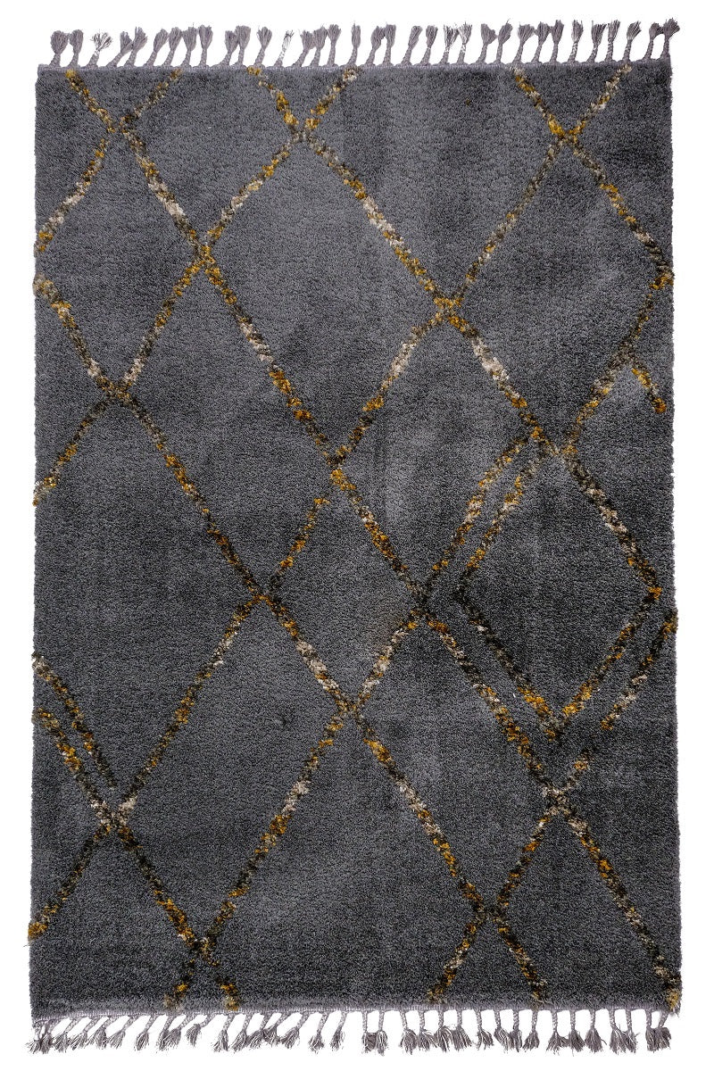 Marrakesh Gold Grey Moroccan Rug Smartex Int