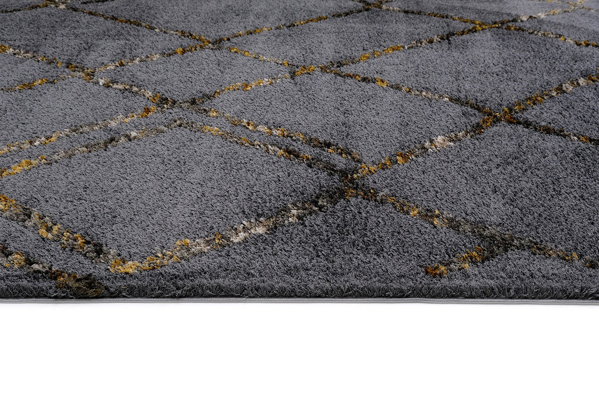 Marrakesh Gold Grey Moroccan Rug Smartex Int