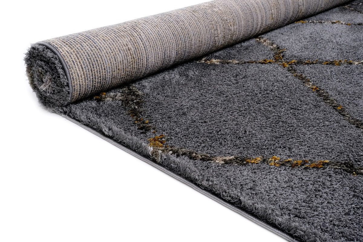 Marrakesh Gold Grey Moroccan Rug Smartex Int