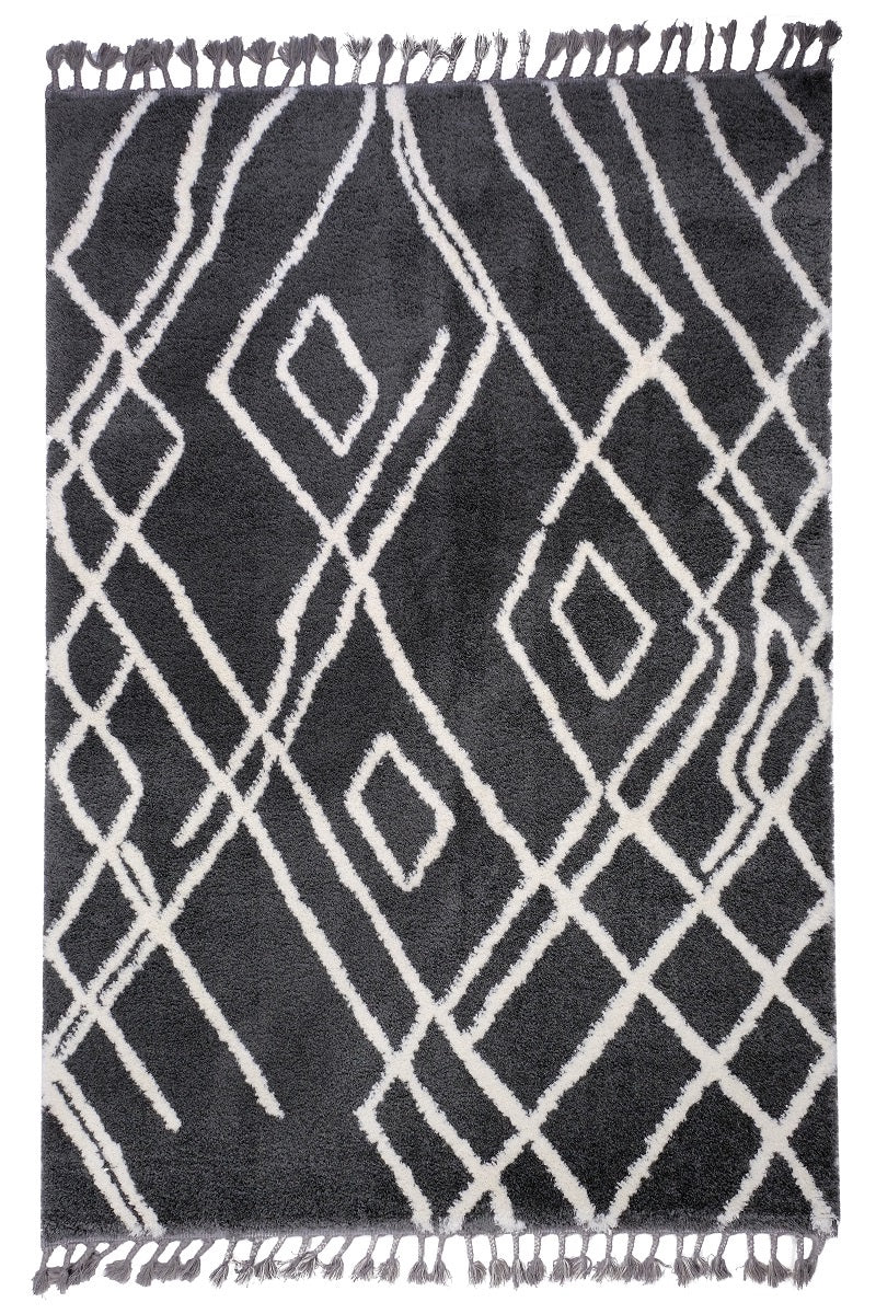 Marrakesh Tribal Grey Moroccan Rug Smartex Int