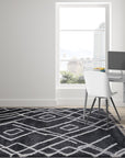 Marrakesh Tribal Grey Moroccan Rug Smartex Int