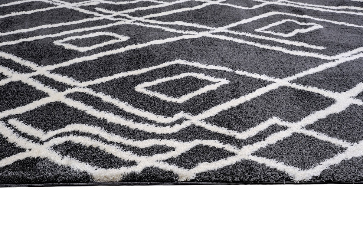 Marrakesh Tribal Grey Moroccan Rug Smartex Int