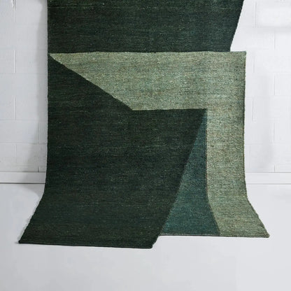 Mayfield Irregular Jute Rug Green JAIPUR