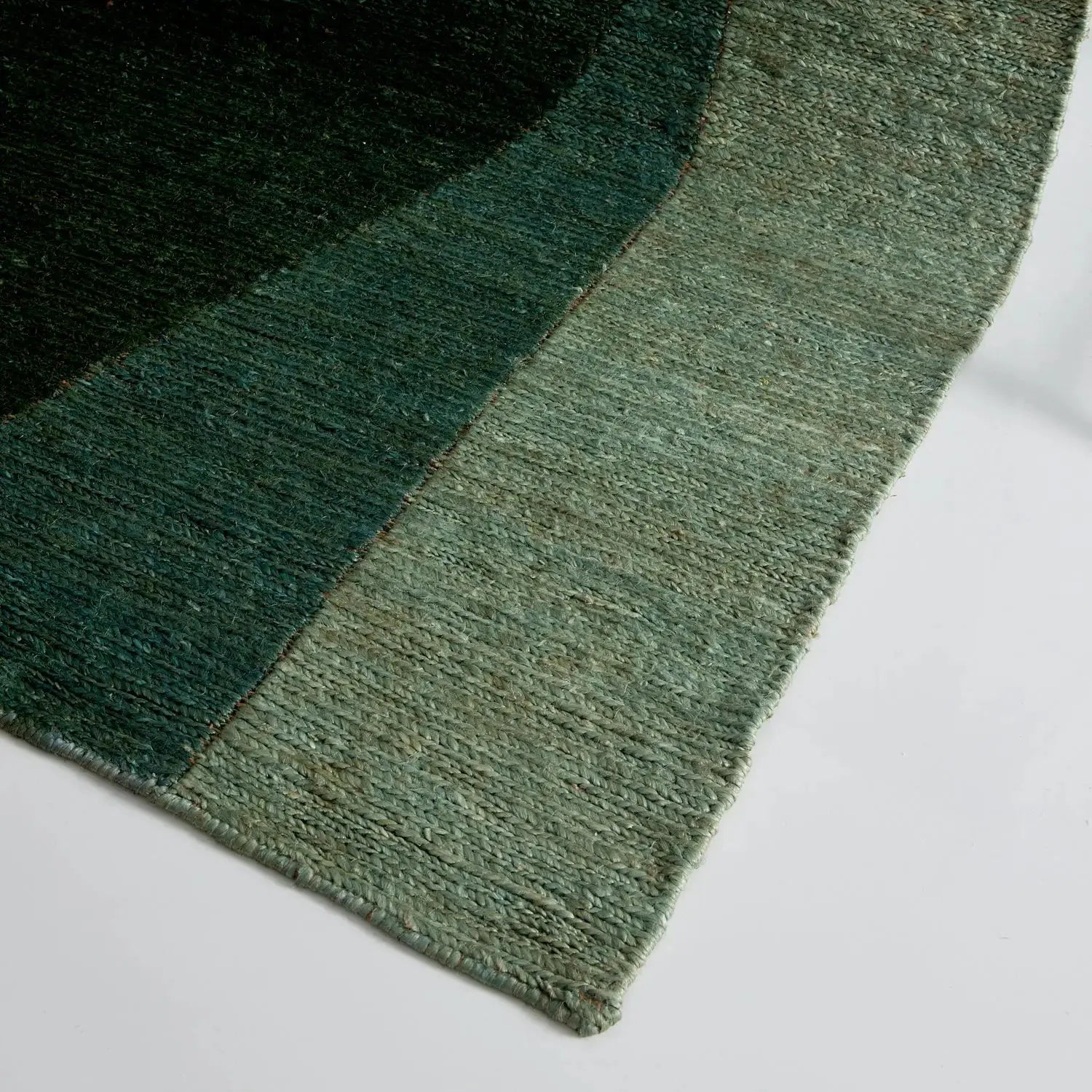Mayfield Irregular Jute Rug Green JAIPUR