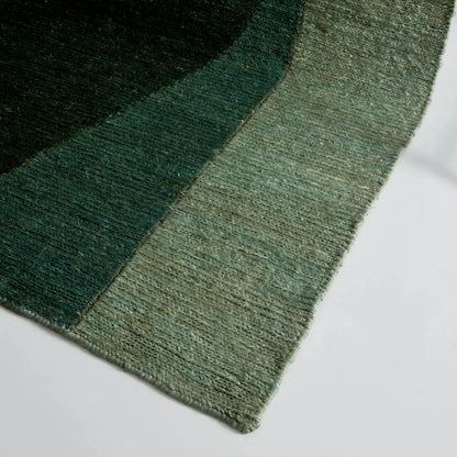 Mayfield Irregular Jute Rug Green JAIPUR