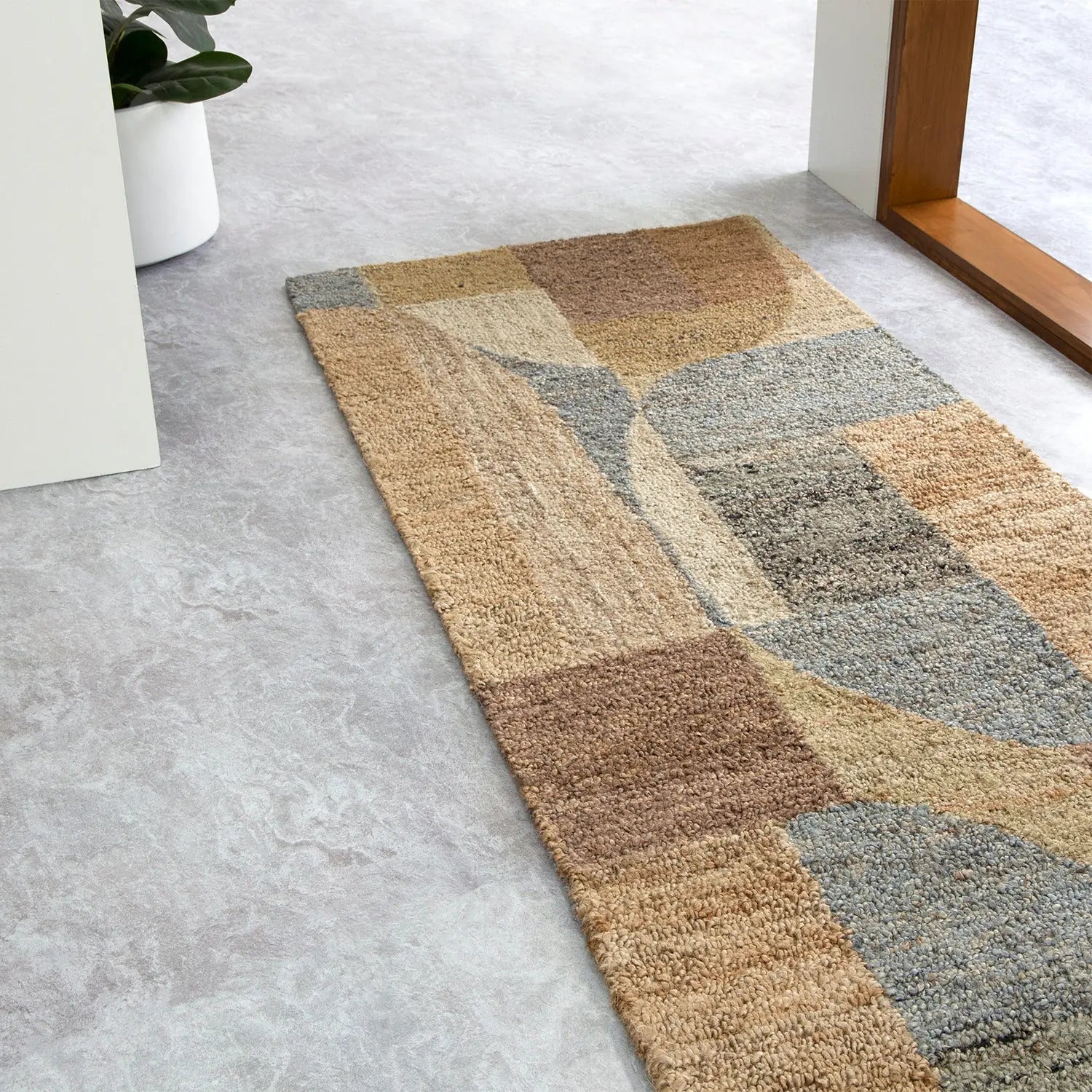 Melba Designer Jute Rug Pastel DecoRug