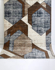 Munro Cream Brown Floor Rug BADE