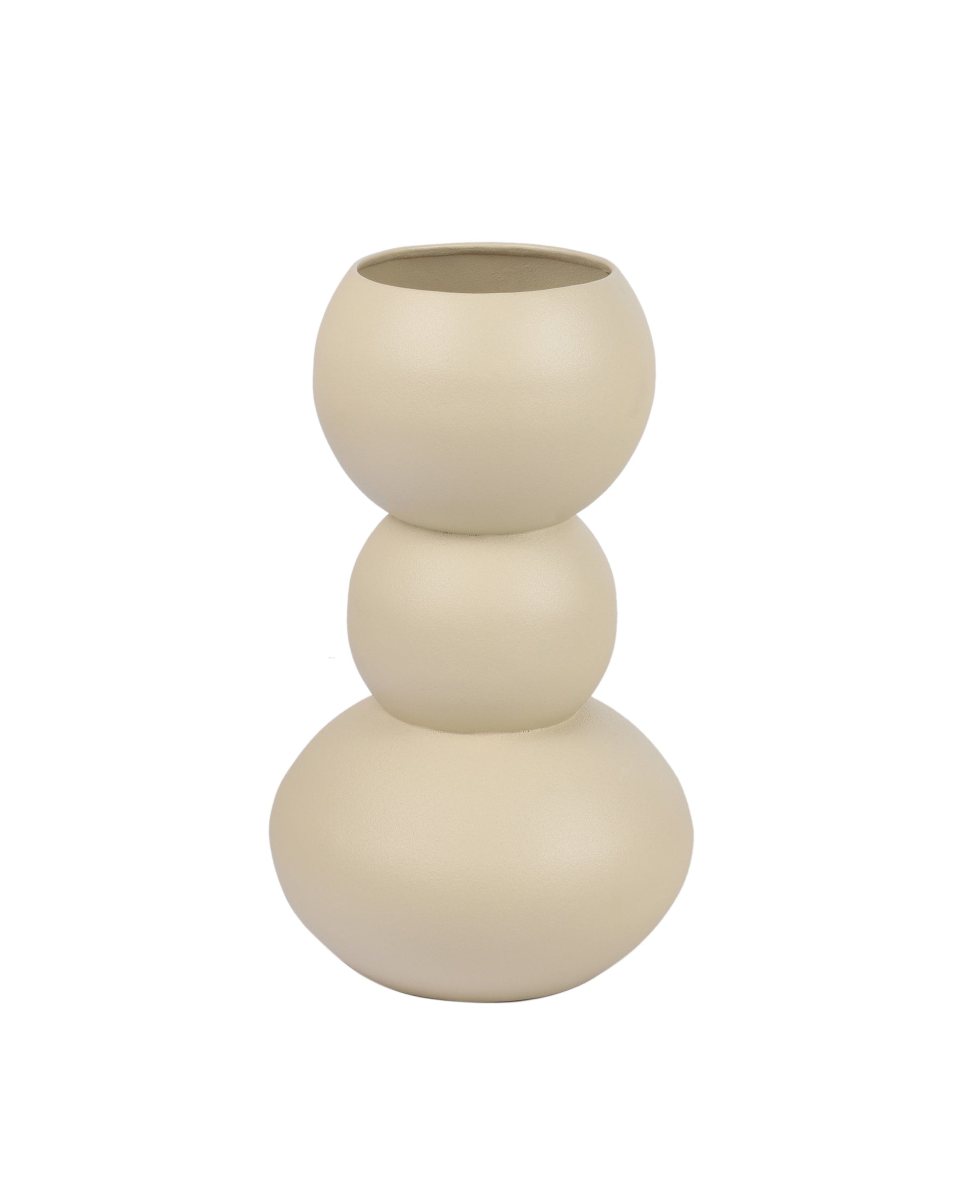 Oversized Lightweight Flower Vase Beige DecoRug