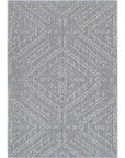 Port Villa Kaua Ash Tribal Flatweave Rug BRAVEN