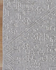 Port Villa Nori Grey Tribal Flatweave Rug DecoRug