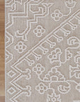 Port Villa Waita Beige Tribal Flatweave Rug DecoRug