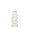 Ravella Ceramic Vase 10x10x20cm White Coast to Coast