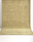 Rennie Moss Wool Rug JAVIHOME