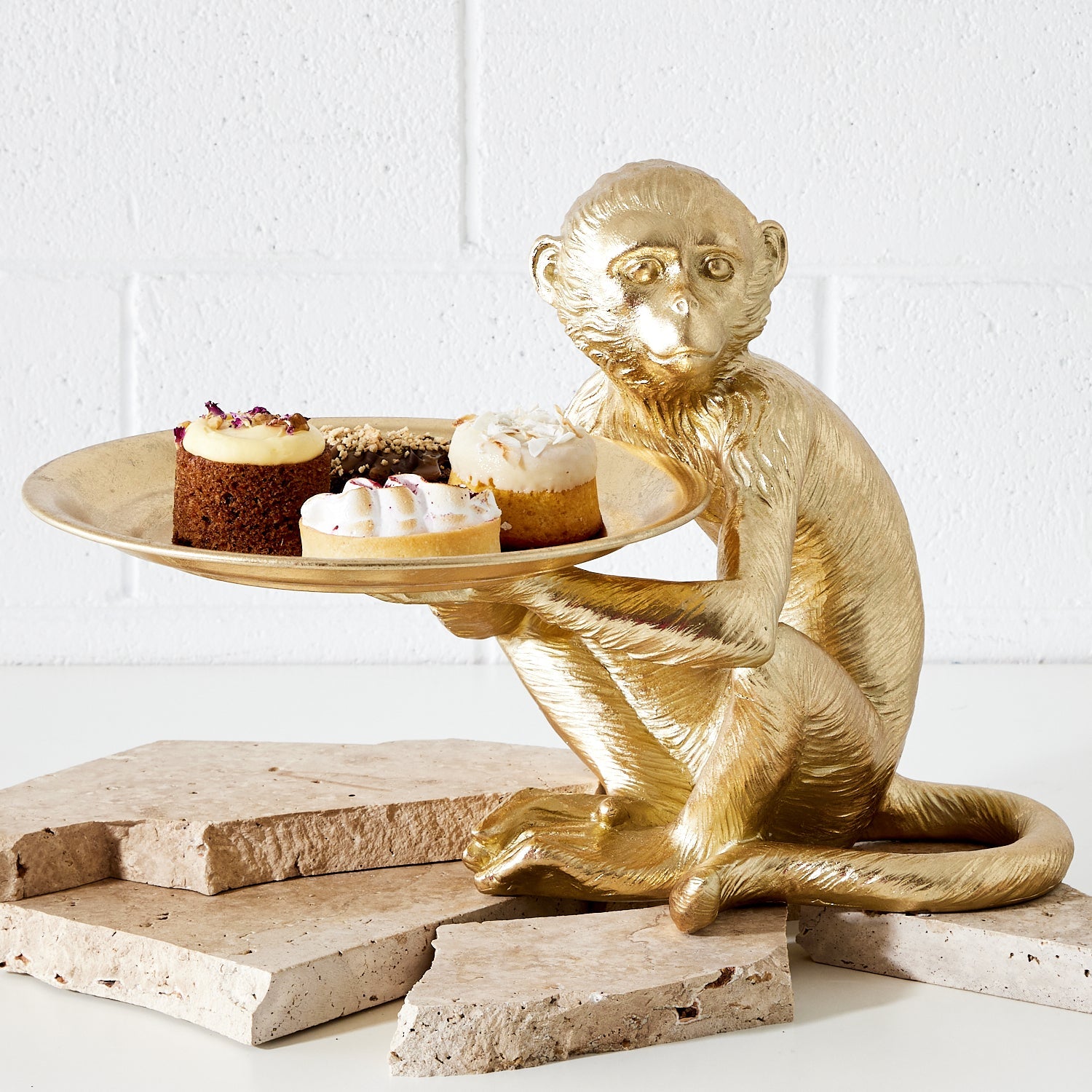 Resin Gold-Leaf Monkey Statue KAILE