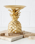 Resin Gold-Leaf Pineapple Stand KAILE