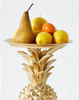 Resin Gold-Leaf Pineapple Stand KAILE