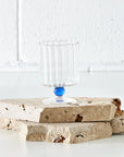 Ribbed Wine Glass Blue KAILE