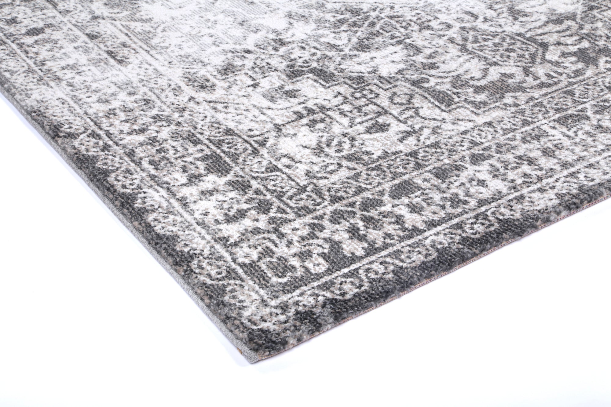 Salsa Carine Ivory &amp; Grey Transitional Rug - SALS08
