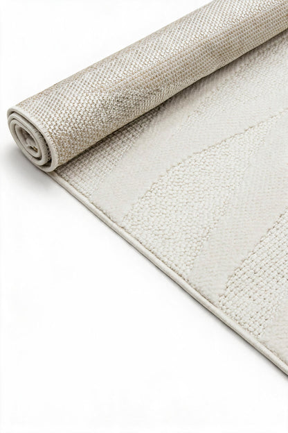 Urban Ecru Wave Cream Rug
