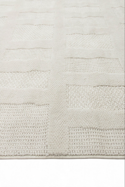 Urban Forme Cream Textured Rug