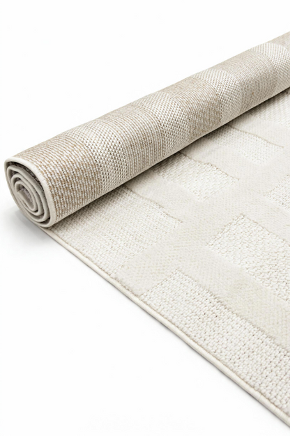 Urban Forme Cream Textured Rug