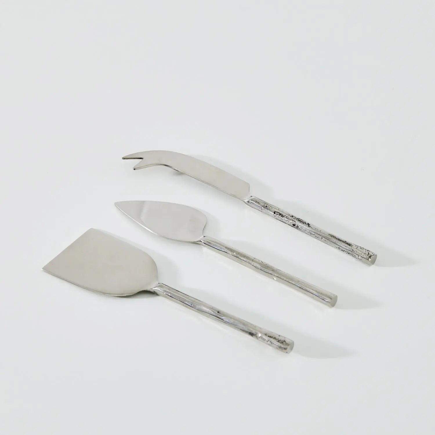 Set of 2 Resin Salad Server Silver Hands and Crafts