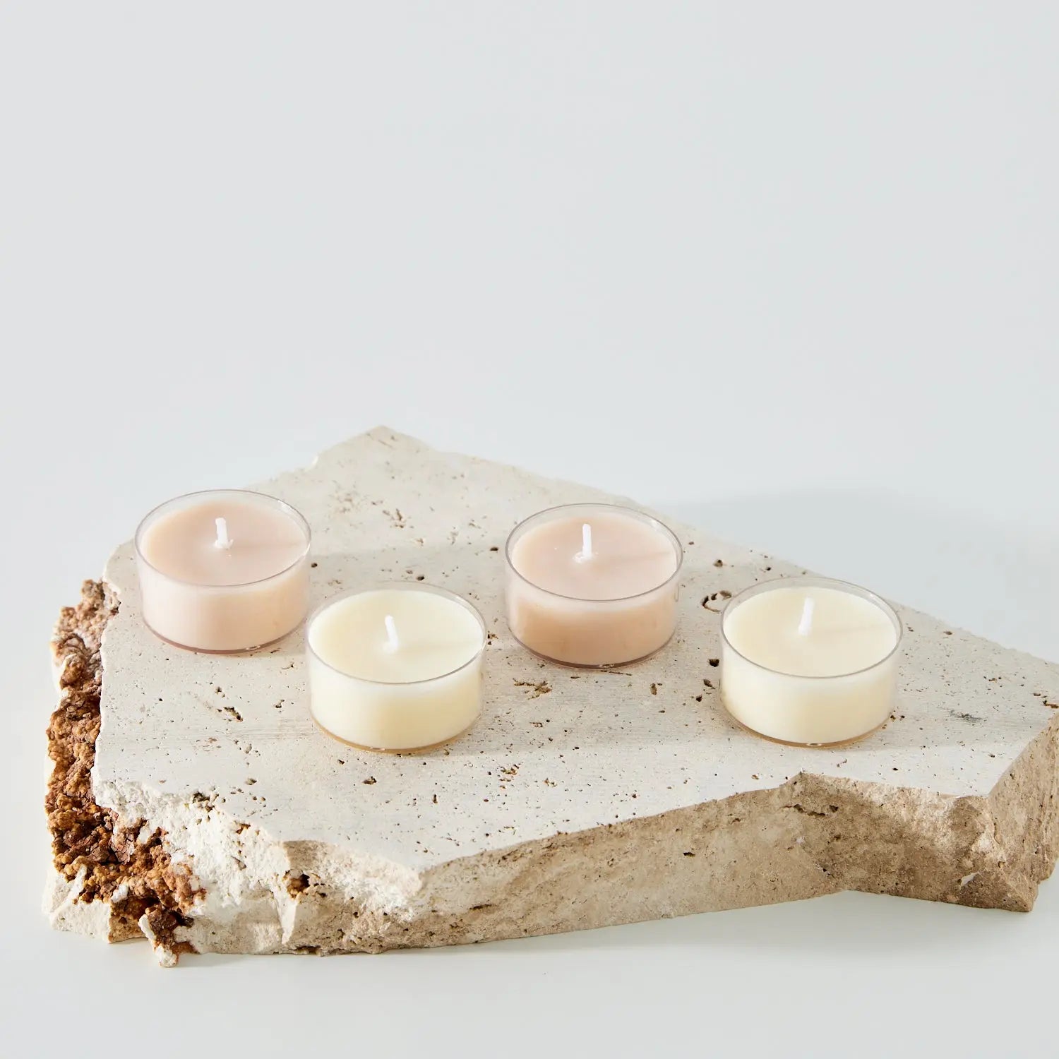 Set of 4 Coloured Tealights KAILE