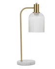 Shala Metal Table Lamp 20x52cm Gold COAST