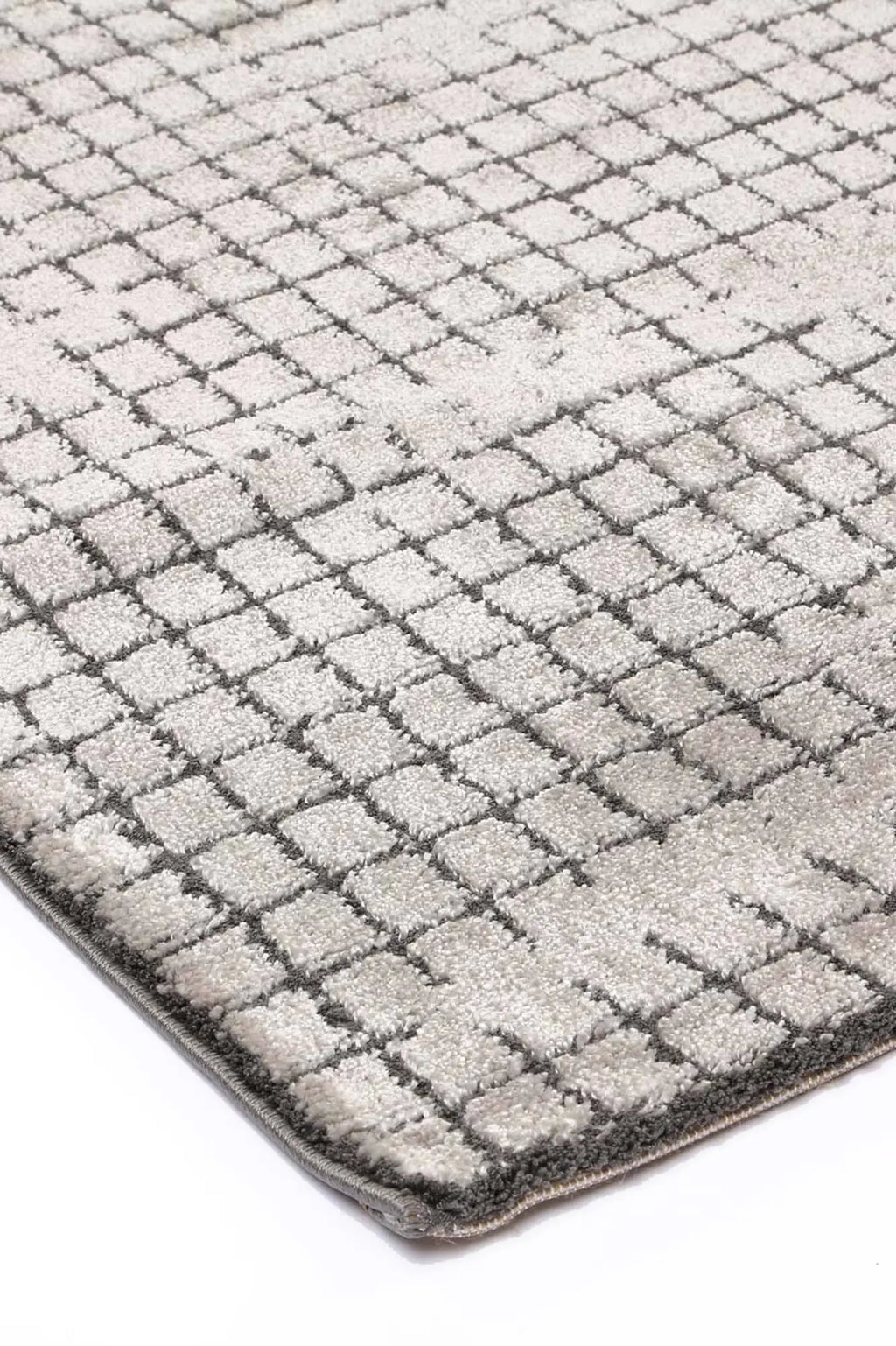 Suave Grey Cubic Rug | DecoRug