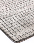 Suave Grey Cubic Rug BRAVEN