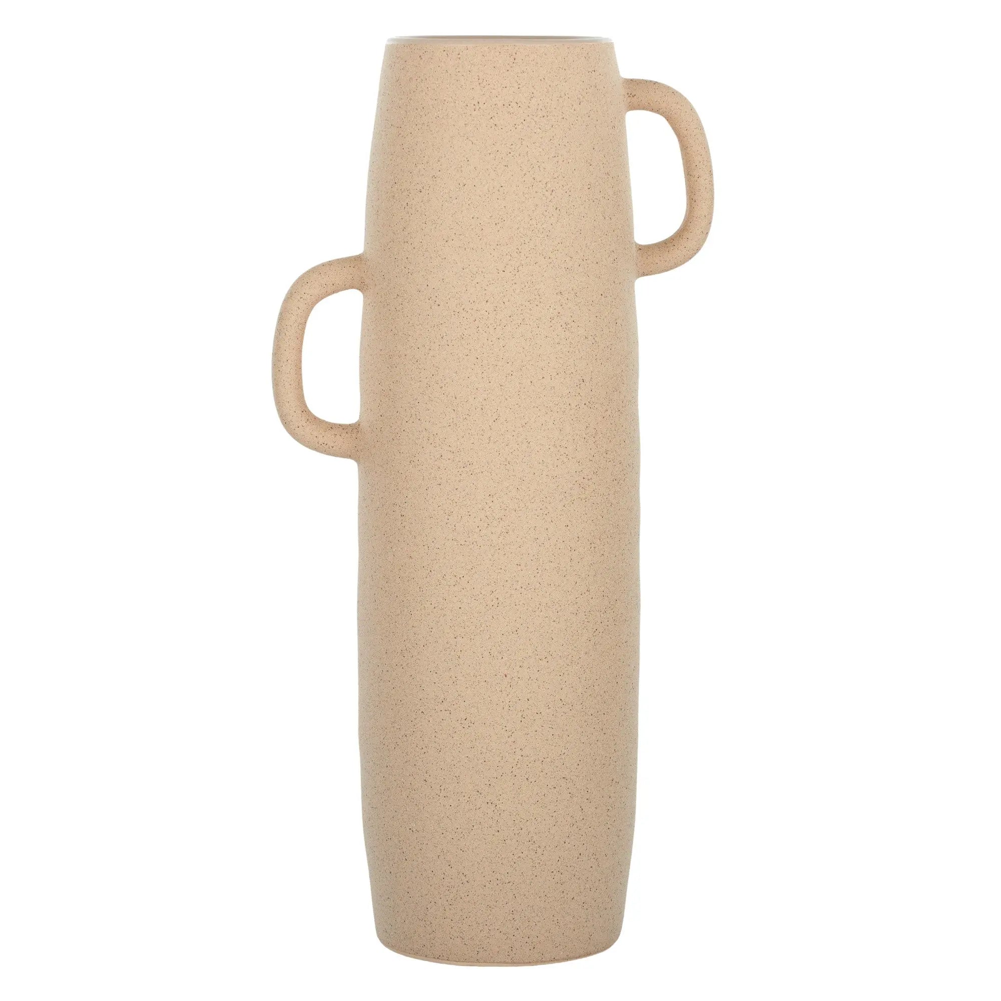 TAUL CERAMIC VASE 19X40.5CM CREAM# COAST