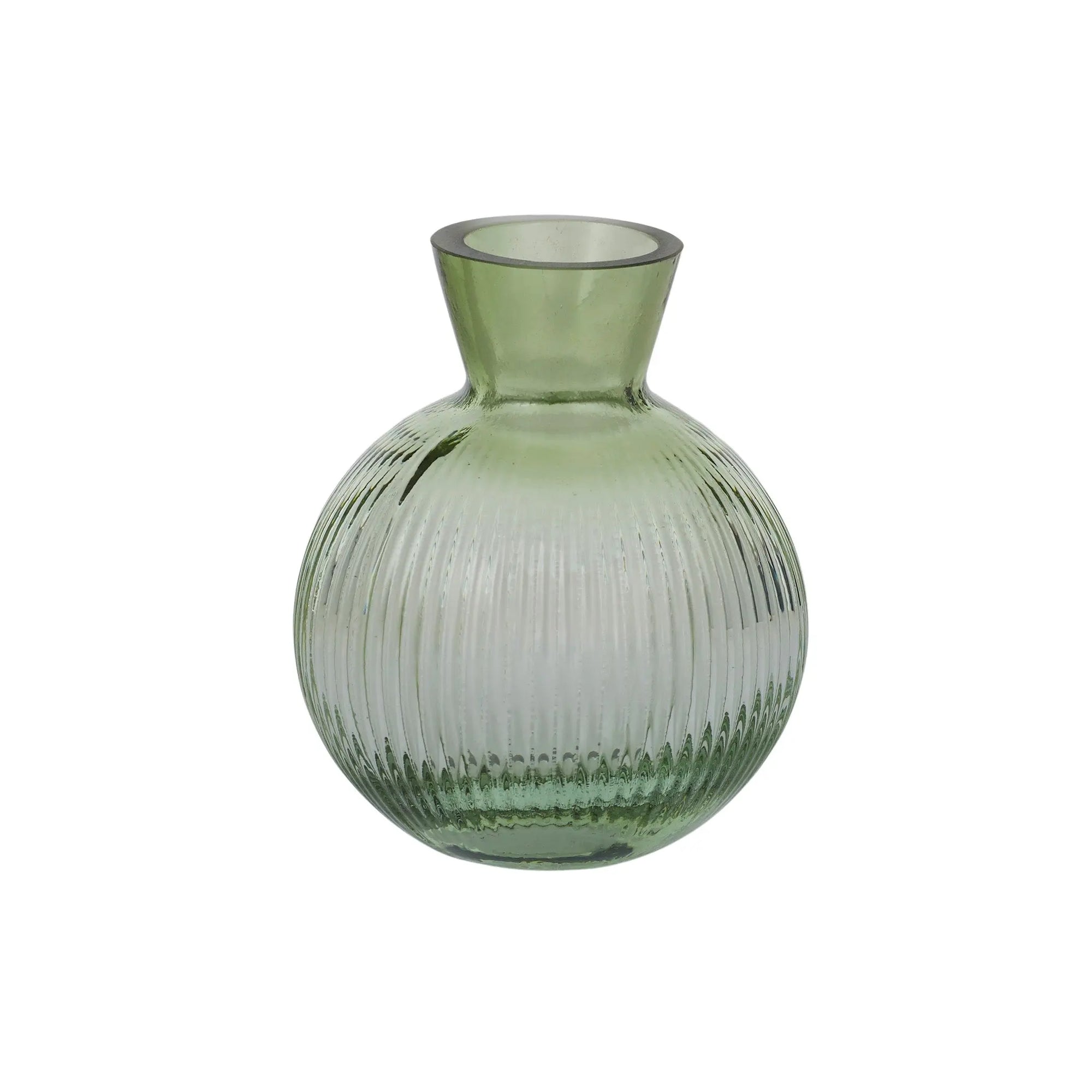 THORNTON GLASS VASE 10X12CM SAGE Coast to Coast