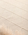 Tarin Diamond Braided Cream Rug BRAVEN