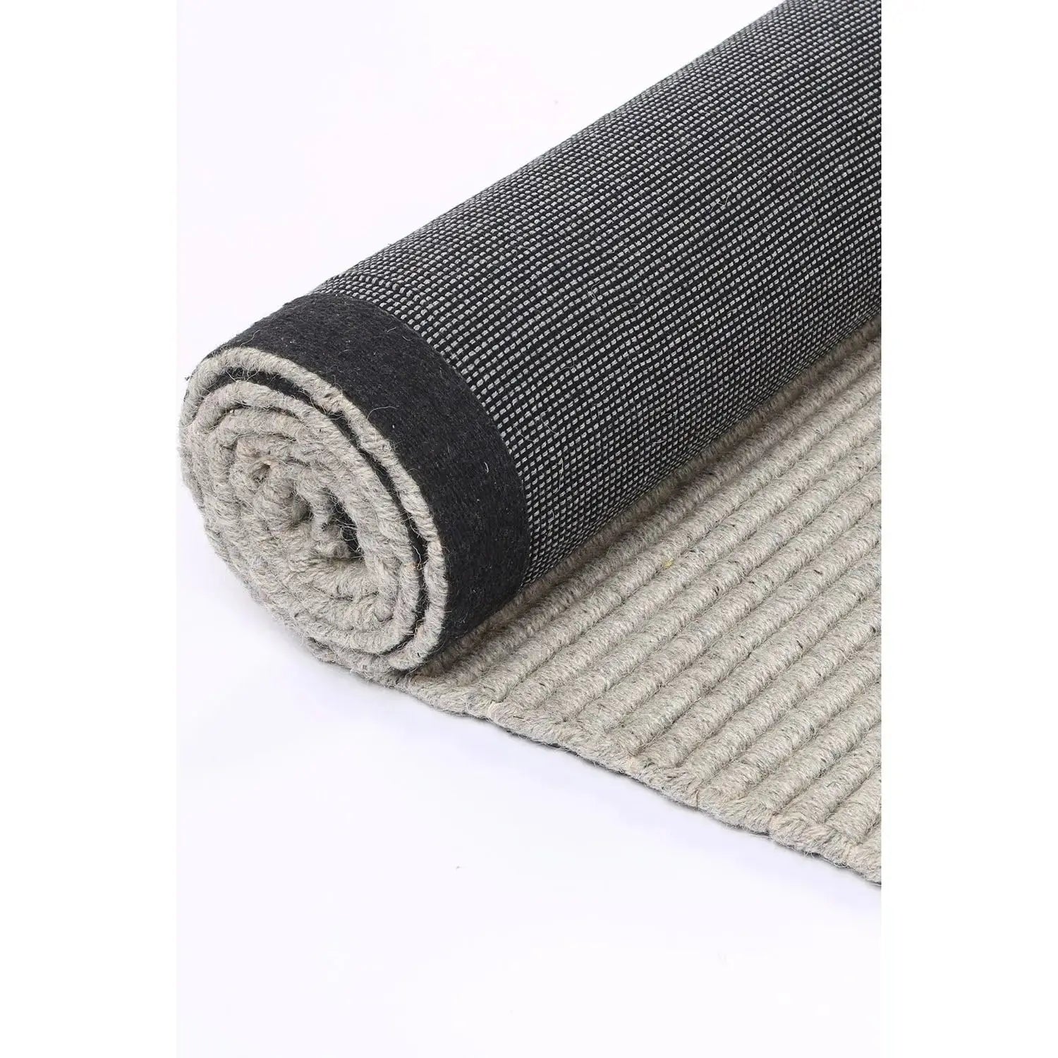 Tarin Modern Wool Grey Rug BRAVEN