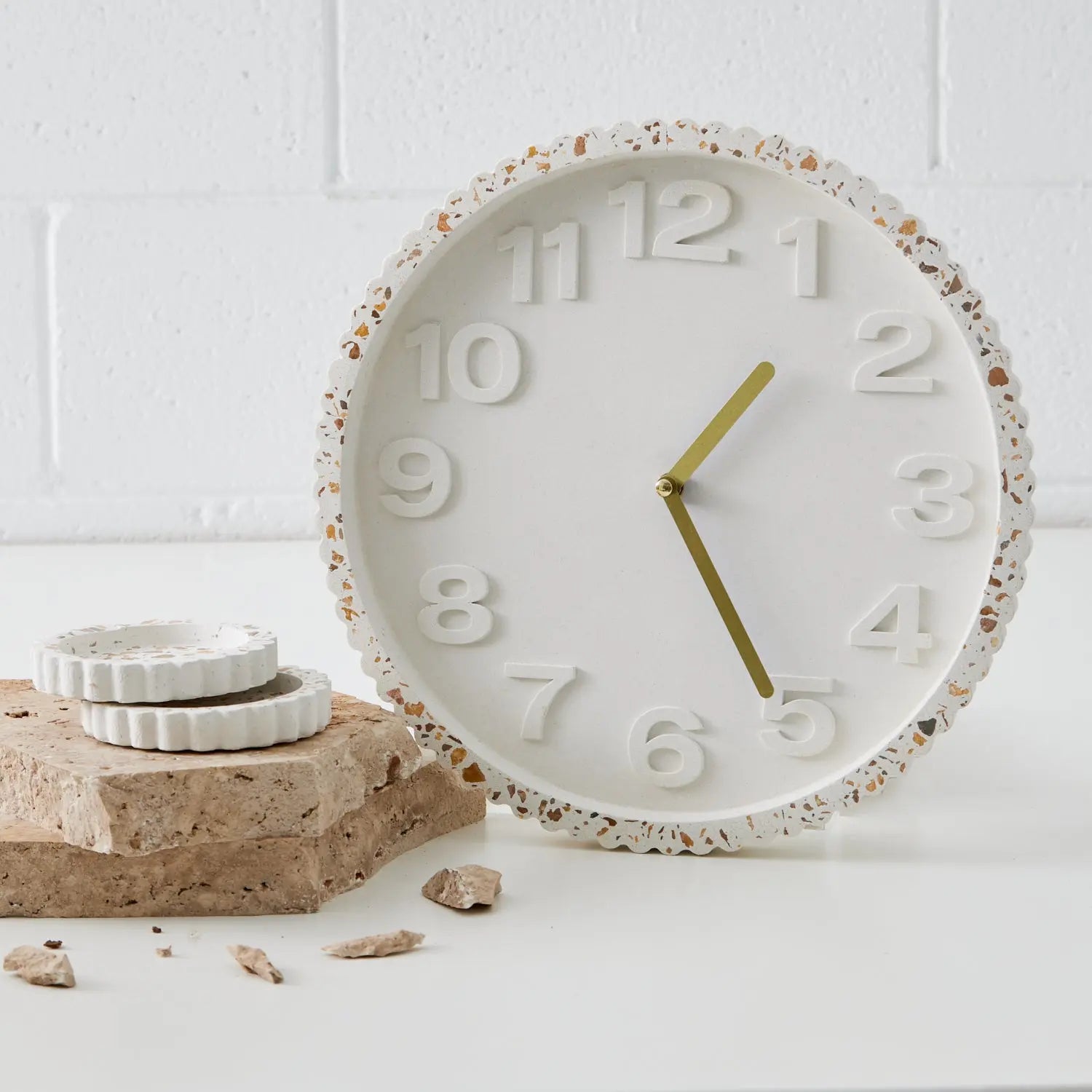 Terrazzo Wall Clock- 30cm COAST