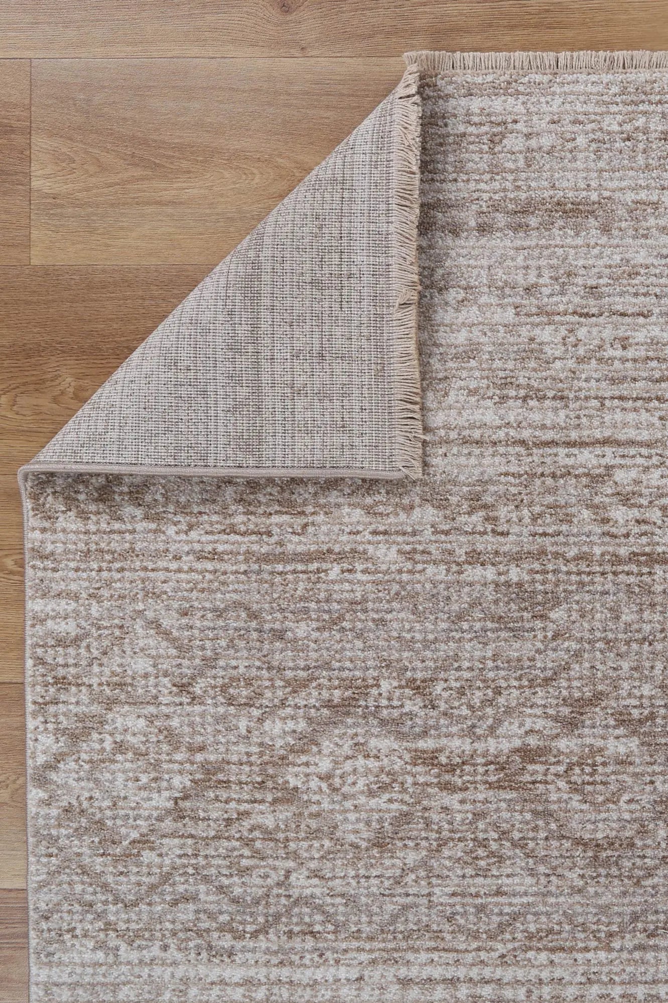 Timur Kesh Beige Tribal Soft Rug BRAVEN