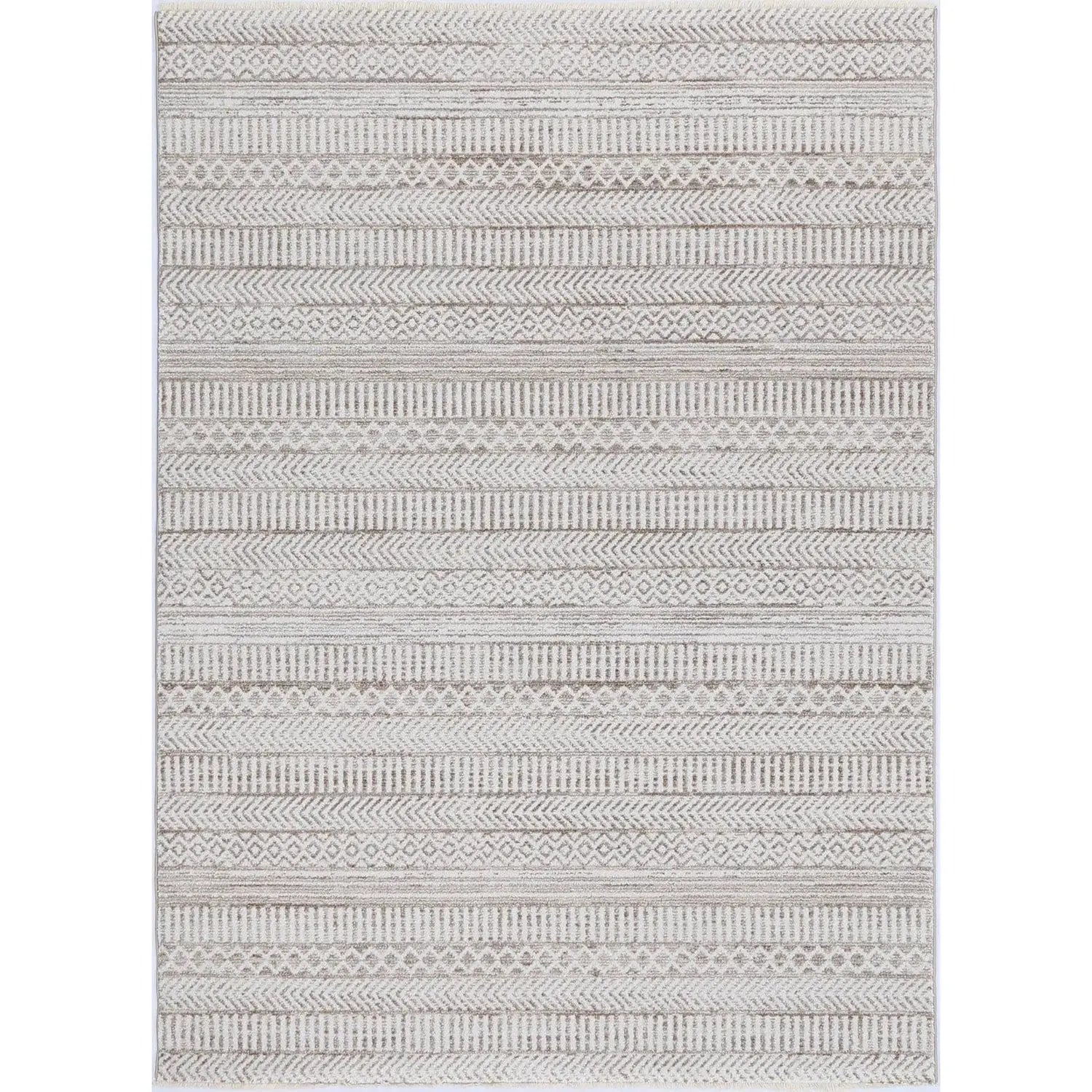 Timur Tribal Soft Rug Beige BRAVEN