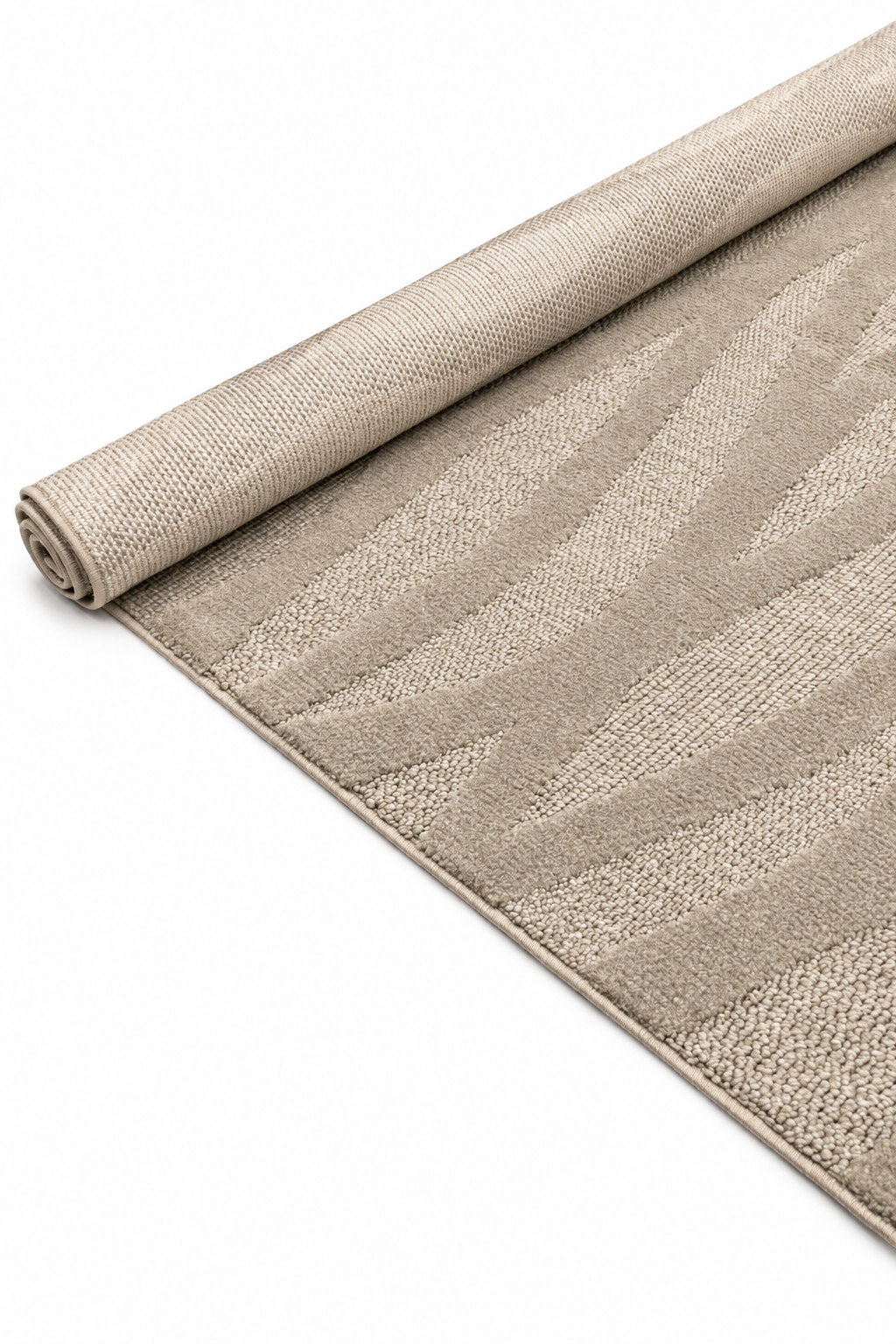 Urban Ecru Wave Beige Rug